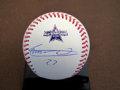 VLADIMIR GUERRERO EXPOS ANGELS HOF SIGNED AUTO 2021 ALL-STAR BASEBALL JSA BEAUTY - Image 1 of 3