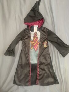 Harry Potter Gryffindor Robe Cloak Uniform Unisex Fancy Dress Top Wizard 3-4 Yrs