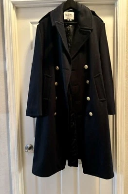 复古 20 世纪 70 年代 Fox Knapp 羊毛大衣 — 第 1/4 张图片