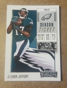 Panini Contenders #21 2018 Alshon Jeffery - Philadelphia Eagles  - Imagen 1 de 2