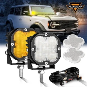 AUXBEAM 2X 3 pulgadas LED luz antiniebla de trabajo luz de inundación vainas para Chevrolet Ford - Imagen 1 de 12