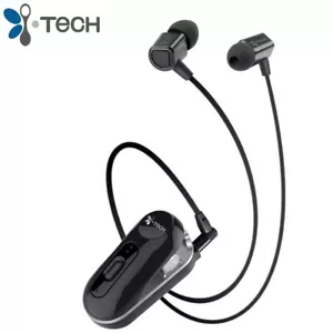 New iTech Clip II Mini (Music Edition) 3.5mm Jack Bluetooth Stereo Headset Black - Picture 1 of 11