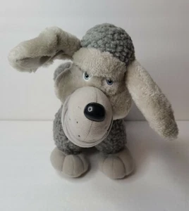 Pooch Patrol Tonka 1990 Plush Stuffed Guard Dog Poodle Gray 11" - Picture 1 of 9