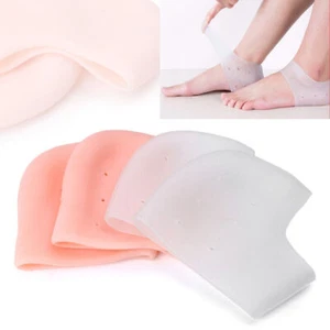Protective Silicone PLANTAR FASCIITIS Heel Spur Ankle Gel Support Pain Relief - Picture 1 of 8