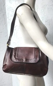 Vintage Gianni Versace Medusa Shoulder Bag Purse Handbag Brown SEE DETAILS - Picture 1 of 11