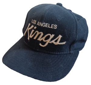 Vtg Los Angeles Kings NHL Wool Eazy-E Snap Back 90s Hat Sports Specialties