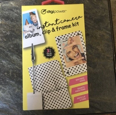 Kit de álbum, clip y marco para cámara instantánea Digipower Foto 1 de 4