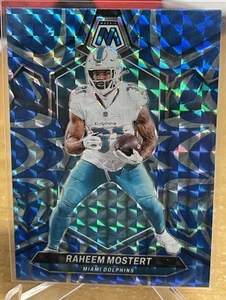 Raheem Mostert 2024 Panini Mosaic #136 Reactive Blue Dolphins 49ers Raiders - Picture 1 of 2