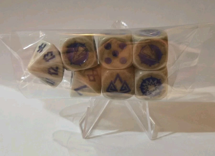 Blood Bowl: Dwarf Team Dice Set V2 Used - Image 1 of 1