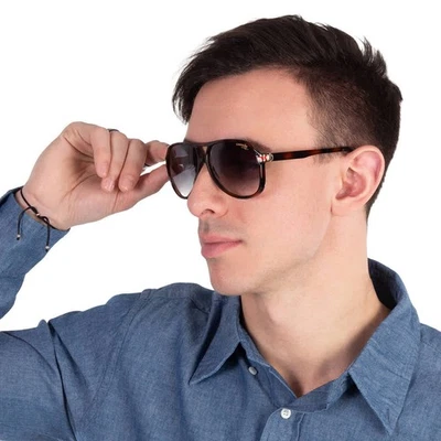 Óculos de sol unissex Carrera verde sombreado piloto Carrera 1045/S 0086/9K 61 - Imagem 1 de 4