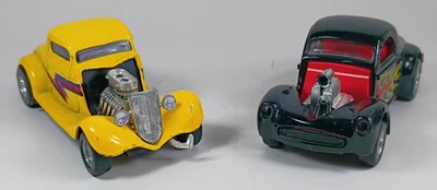 Majorette Hot Rods Ford Ech and Willys 41, 1/32 Scale. Missing Parts. - Image 1 of 4
