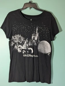Women's Walt Disney World Black T Shirt Size XL - Picture 1 of 11