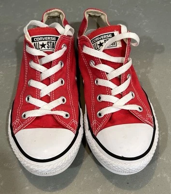 Converse Niños Chuck Taylor All Star OX 3J236 Rojo Zapatos Informales Tenis Talla 13 Foto 1 de 4