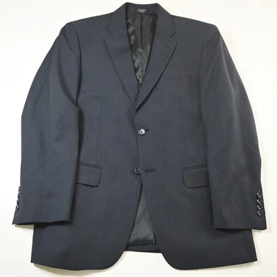 Jones New York 39R Azul 100% Lana Cuadros Hombres Blazer Traje Chaqueta Abrigo Deportivo Foto 1 de 4