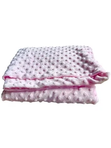 Grübchen PINK Minky Stoff - 60 Zoll breit - 1 1/3 Yard - Bild 1 von 4