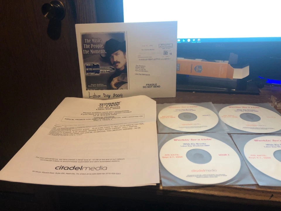 American Country Countdown with Kix Brooks--Labor Day Special 2009--4 CD set - Image 1 of 1