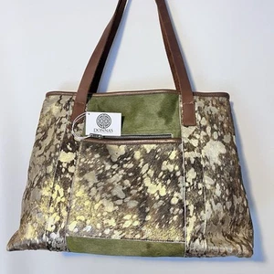 Western Rindsleder Fell 18”x14” Wickeltasche Tasche Donna's Home Furnishings UVP 399 $ - Bild 1 von 14