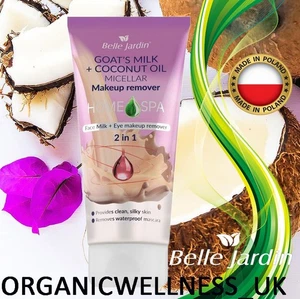 BELLE JARDIN Micellar EYE Makeup remover 2-in-1 "GOAT'S MILK+COCONUT OIL" 200ml. - Picture 1 of 2