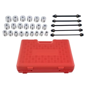 Bearing Bush Tool Kit 22PCS for Auto Workshop 34-80mm Press Set M10-M18 - Bild 1 von 11