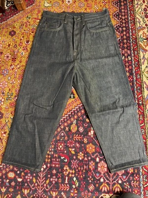Rick Owens DRKSHDW Collapse Cut Jeans Made In USA, Deadstock White Oak Selvedge - Image 1 of 4