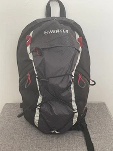 Sac à dos Wenger noir gris 15" avec flux d'air Swissgear voyage marche trekking - Photo 1/12