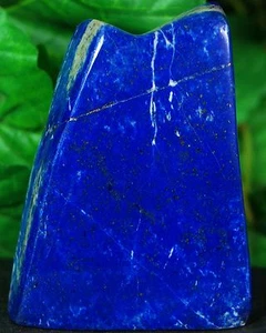 lapis lazuli crystal mineral specimen hand polished 185 Grams Badakshan Afgh - Picture 1 of 3