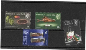 1968 SET OF 4 QUE11 PITCAIRN ISLANDS -HANDICRAFTS POSTAGE STAMPS- UNMOUNTED MINT - Picture 1 of 1