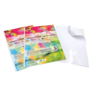 Evergreen Goods A4 100 Blatt Weiß 1000gsm | Selbstklebendes glänzendes weißes... - Afbeelding 1 van 9