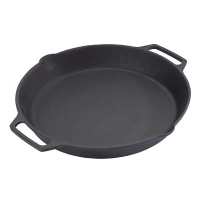 Echtwerk Pfanne Gusseisen Servierpfanne Gusspfanne Bratpfanne 35 x 5 cm