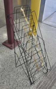 Vintage Metal Magazine Display Rack - Picture 1 of 4