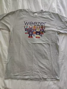 Weezer Band Robot Camicia XL Bay Island - Foto 1 di 5