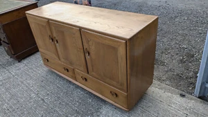 Ercol 3 door sideboard on castors UE300325J - Picture 1 of 5