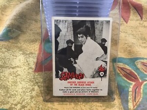 1964 RARE SCANLENS Shintaro the Samurai card number 16 VG 