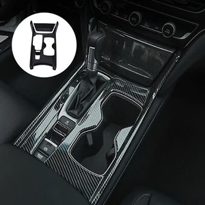 Cubierta de marco de panel de cambio interior de fibra de carbono para Honda Accord 2018-22 - Imagen 1 de 15