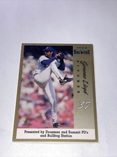 1996 Milwaukee Brewers Police Graeme Lloyd #37