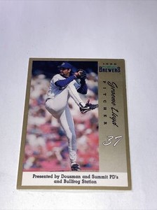 1996 Milwaukee Brewers Police Graeme Lloyd #37