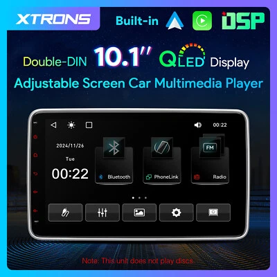Linux 2 DIN 10.1" QLED Display Einstellbarer Autoradio CarPlay DSP Android Auto - Bild 1 von 4