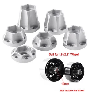 1,9" 2,2" Rad Sechskant Nabe Verlängerung Adapter für Trx-4 SCX10 D90 1/10 RC Autos - Bild 1 von 12