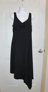 Bisou Bisou Black Dress Slant Edge Size 10 *EUC - Bild 1 von 6