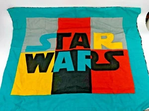 Federa cuscino vintage 1997 Star Wars Sham - logo SW e impero/ribelli - Foto 1 di 4
