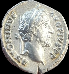 Antoninus Pius. AD 138-161. AR Denarius Rome mint. Struck circa AD 145-147. - Picture 1 of 2
