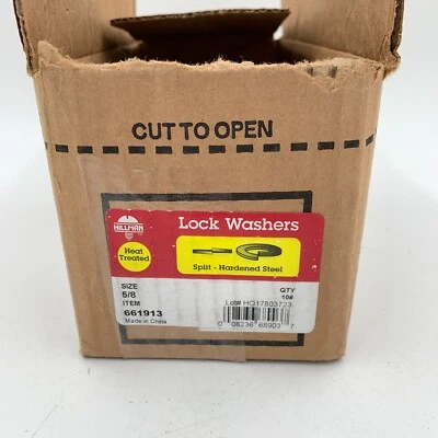 Arandelas Hillman 10 lb caja 661913 5/8" bloqueo dividido grado 8 aproximadamente 696 piezas Foto 1 de 2