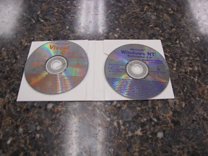 Microsoft Windows NT Workstation 4.0 Academic CD & Visual C++ 6.0 Academic Discs - Picture 1 of 9