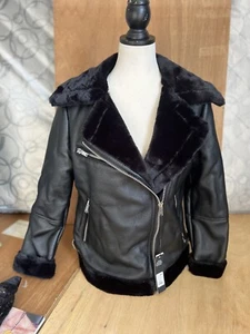 Chic Bad Ass Faux Leather Jacket - Black - Picture 1 of 6