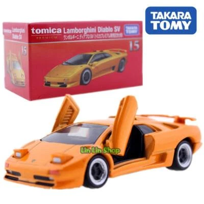 Tomica Premium #15 Lamborghini Diablo SV Naranja Takara Regalo Tomy Modelo Diecast Foto 1 de 2