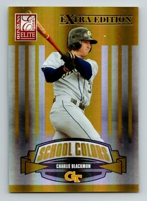2008 Donruss Elite Extra Edition School Colors /1500 Charlie Blackmon #SC-35 - Image 1 of 2