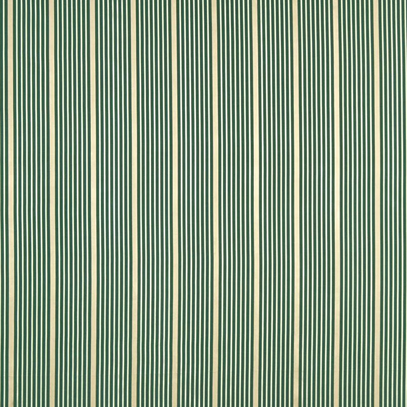 Fabric Robert Allen Beacon Hill Kelly Stripe Dark Aqua 100% Silk Drapery JJ16 - Image 1 of 1