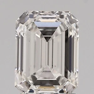 Lab-Grown Diamond 1.65 Ct Emerald F VS1 Quality Very good Cut IGI Certified - Picture 1 of 1
