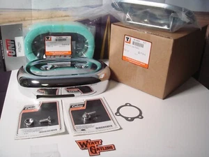 Harley Air Cleaner FX FL XL Chrome Oval Kit Bendix Keihin Carb V-Twin 34-0924 Y2 - Picture 1 of 11