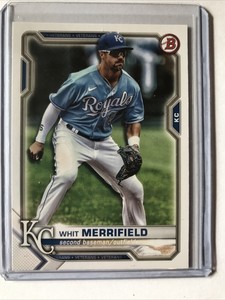 2021 Bowman Whit Merrifield Kansas City Royals #1